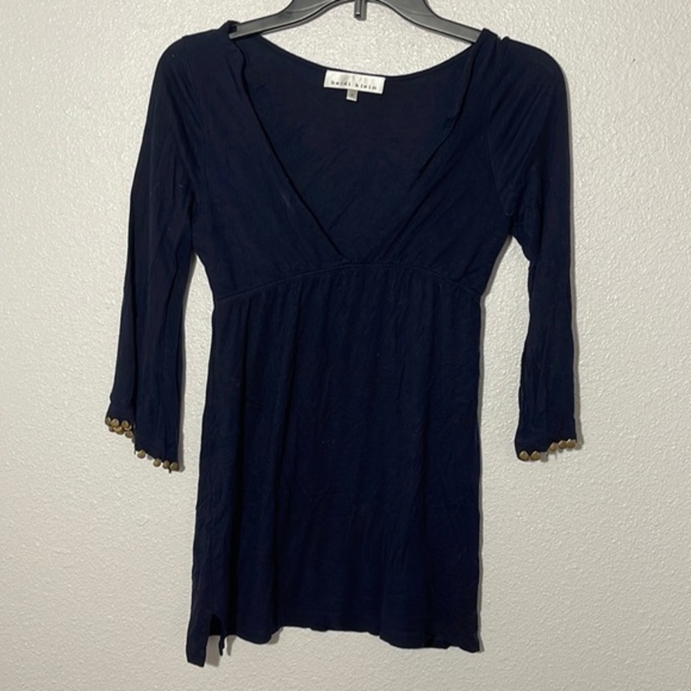 Heidi Klein size 2 baby doll top